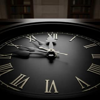 Relógio do Juízo Final marcando 85 segundos para a meia-noite em 2026