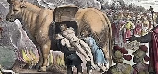 Touro de Bronze - representação